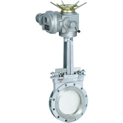 PZ973H、PZ973F、PZ973Y 型电动刀型闸阀/刀闸阀