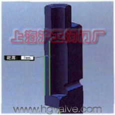 图 1 改造前闸板