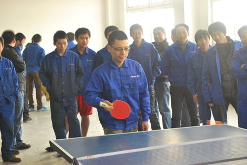 上海沪工阀门厂第二届职工运动会乒乓球比赛（图4）