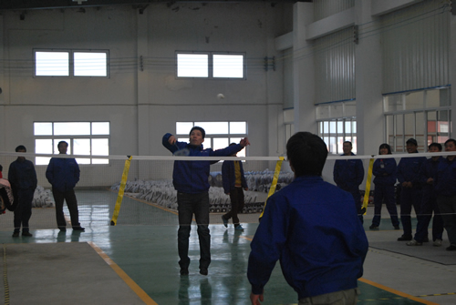 上海沪工阀门厂第二届职工运动会男子羽毛球比赛（图9）