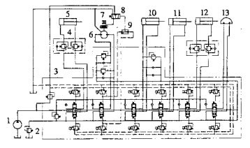 喷射机械手的液压系统（图4）