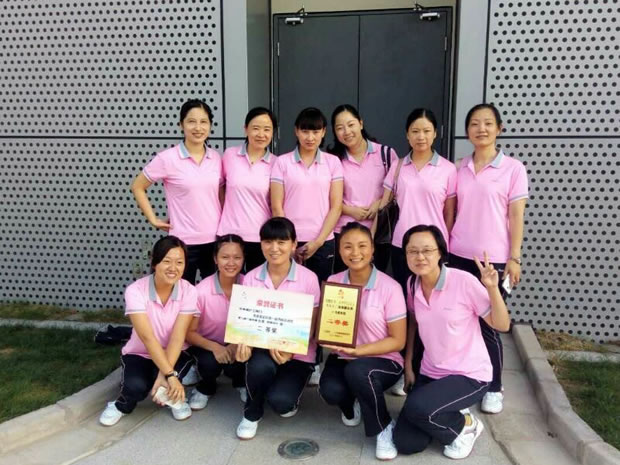 沪工阀门公司参赛人员合影